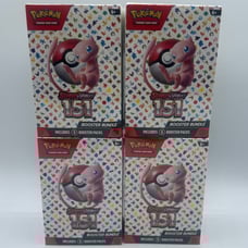 Pokemon TCG Scarlet & Violet 151 Booster Bundle Factory Sealed! LOT of 4 Boxes