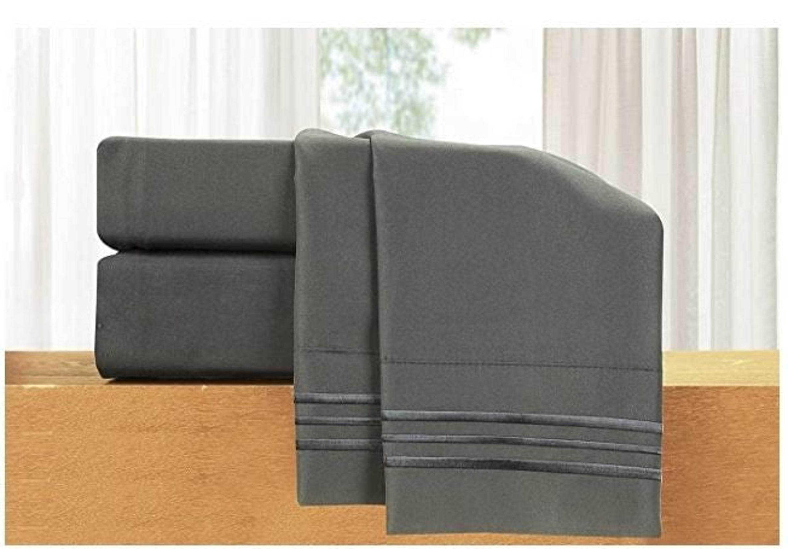 KING Cool Bamboo Luxury Sheet Set - Gray
