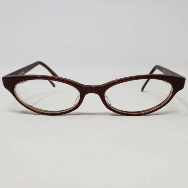 PAUL SMITH WOMENS BURGUNDY TWO TONE PS-233 EYEGLASSES FRAMES 50 17 138 JAPAN