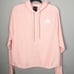 ADIDAS | Aeroready Coral Orange & White Terry Cloth Hoodie Women’s Size Large