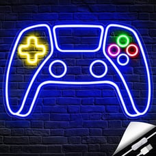 Gamer Neon Sign, Neon Controller Sign for Gaming Room Decor - Gaming Neon