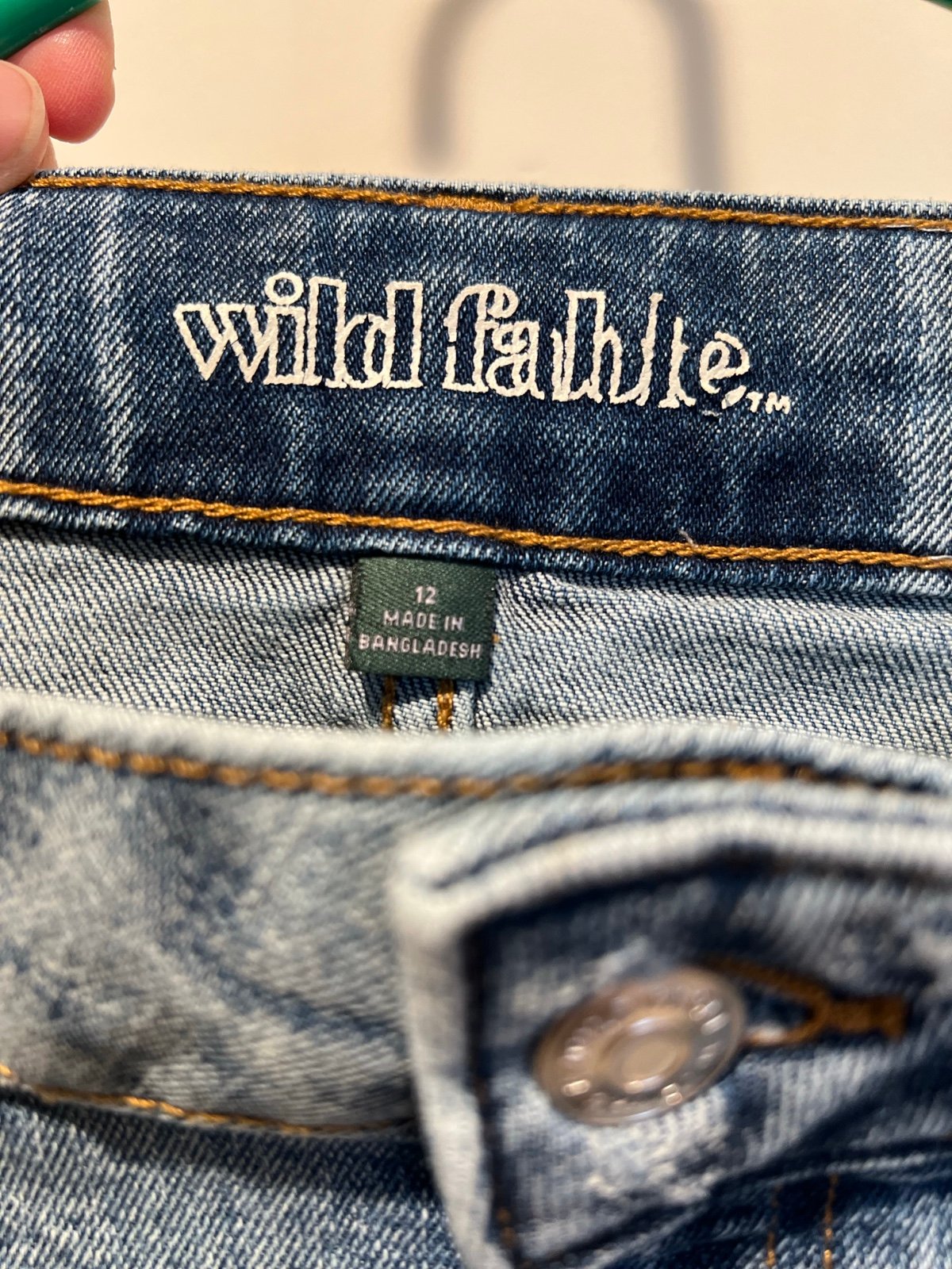 Wild fable denim mini skirt - detail
