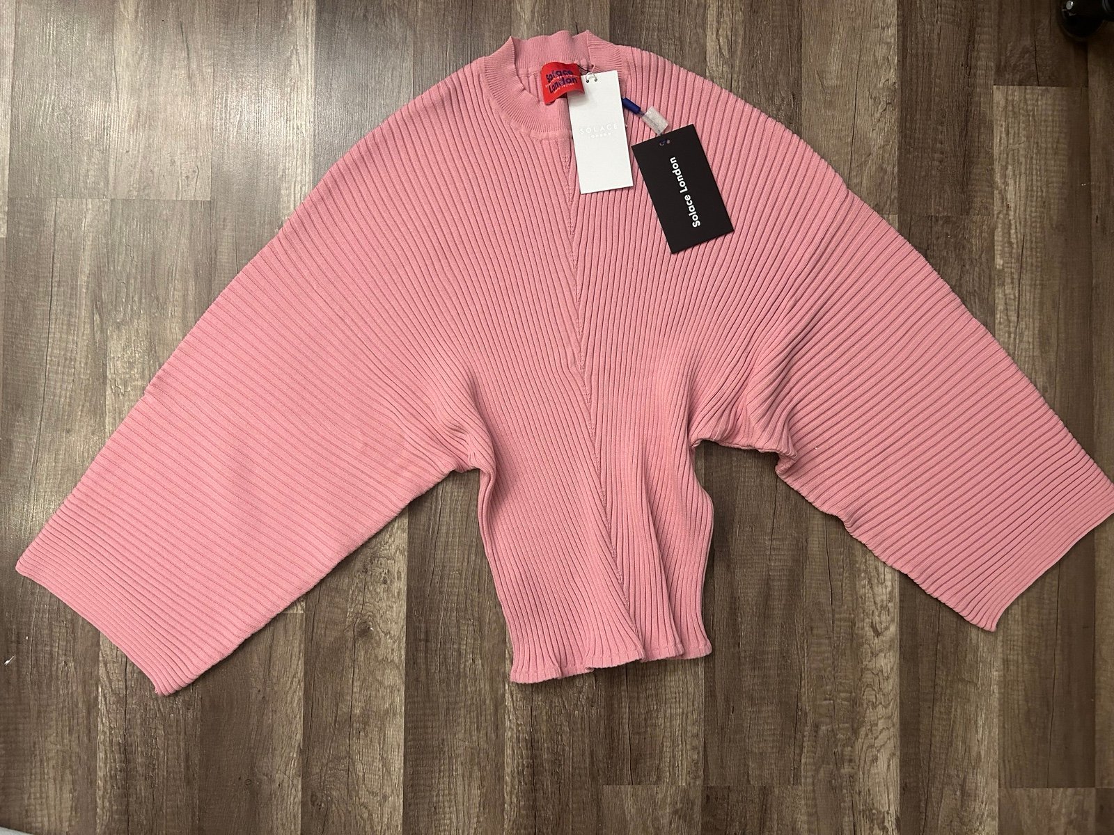 Solace London Bubblegum Pink Sweater NWT