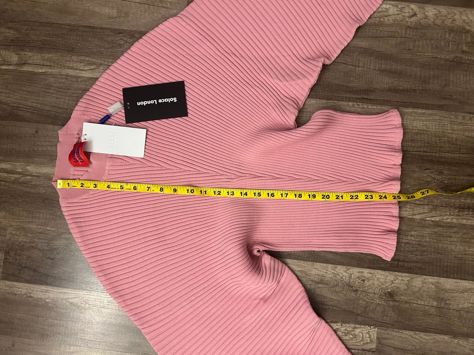 Solace London Bubblegum Pink Sweater NWT