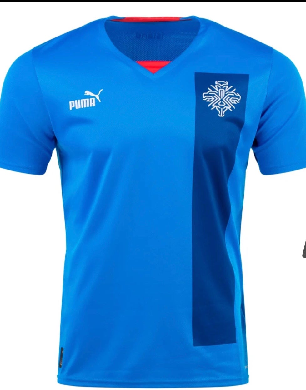 Iceland Puma men’s soccer football Home Jersey size M new Blue Iceland Puma men’s soccer football Home Jersey size M new Blue
