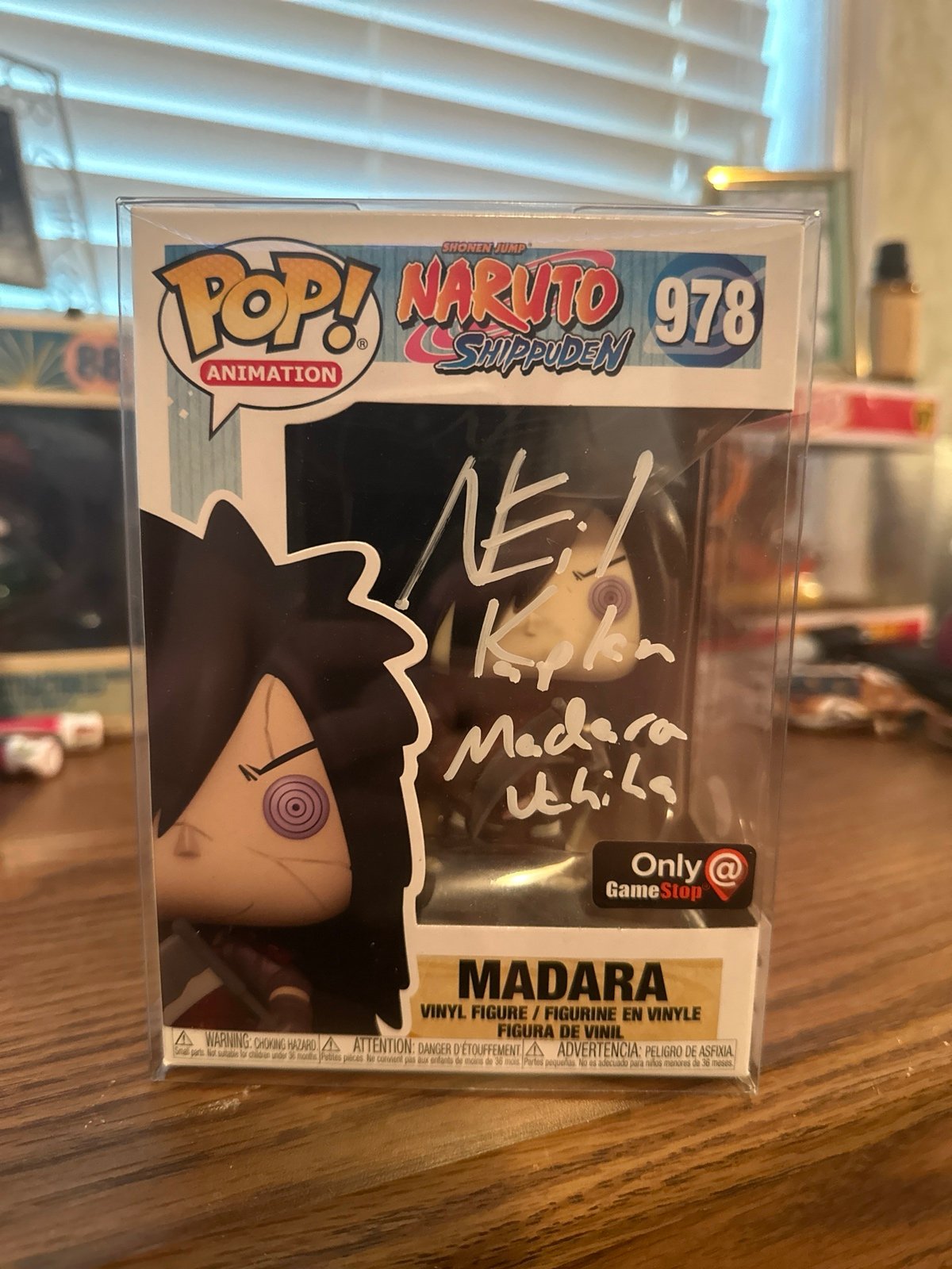 Signed madara funko pop