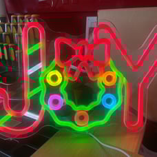 Christmas Neon Sign Christmas Joy Neon Sign Christmas Led Sign