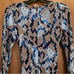 NWOT CACHE SNAKESKIN PRINT WRAP DRESS