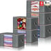 6 Pack Foldable Blanket, Clothes Storage Bags with Durable Handles Thick Fabric