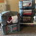 6 Pack Foldable Blanket, Clothes Storage Bags with Durable Handles Thick Fabric
