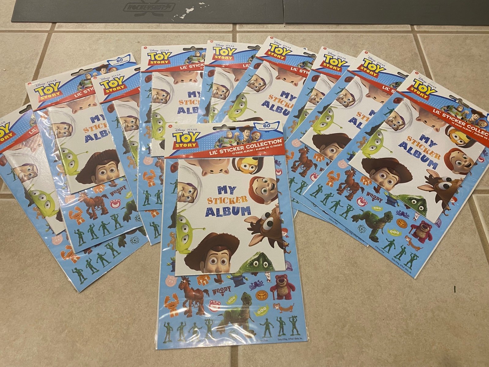 10 disney toy story stickers & book