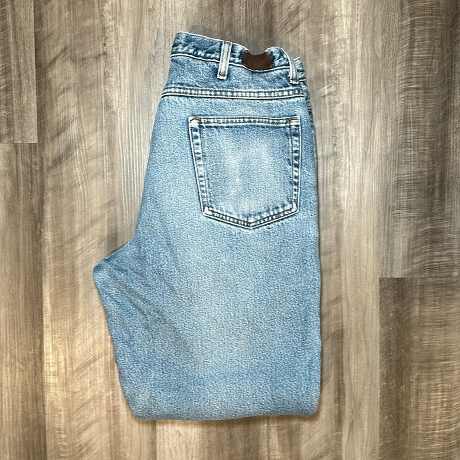 L.L. Bean Vintage Double L Relaxed Fit Fleece Lined Jeans - 34x30