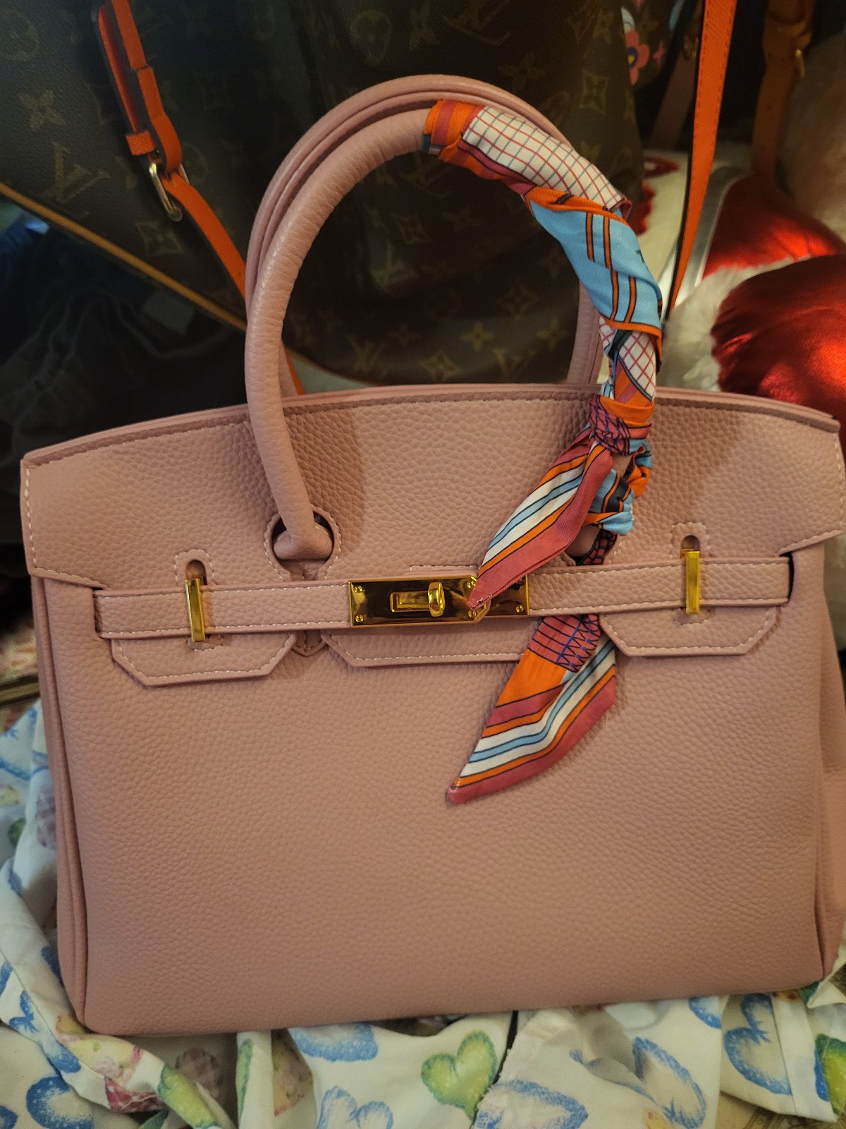 Birkin style handbag