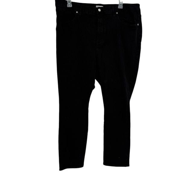 Good American Women’s Good Legs Skinny Jeans in Black001 Size 24 plus 5 pocket