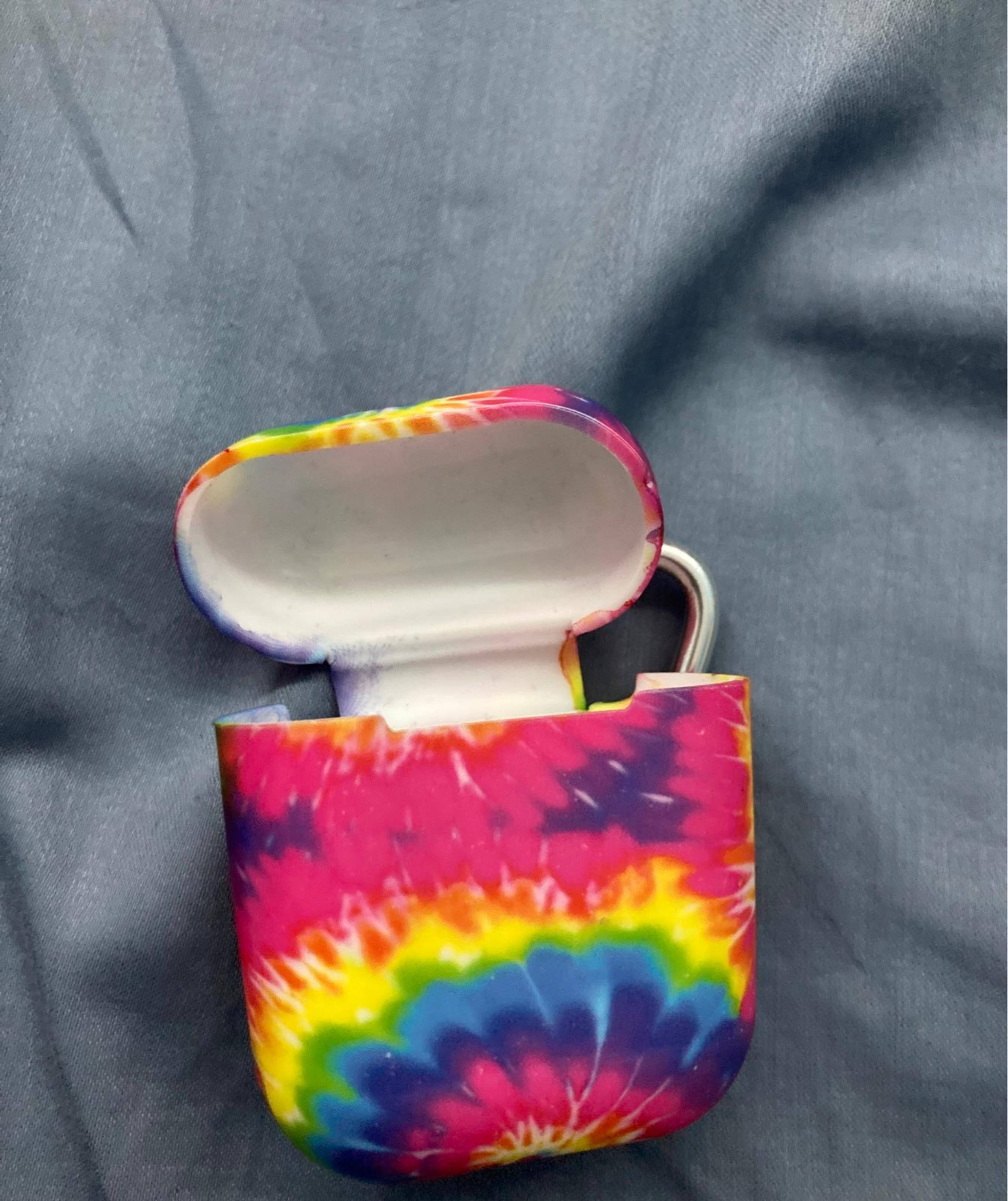 Tye dye airpod case
