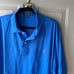 Polo Ralph Lauren Blue Pima Soft Men Collar Shirt 2XL Big Condition 9/10 no flaw