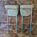 06-10 W251 MERCEDES R350 R320 R500 3RD ROW SEAT HEADREST PAIR Beige Tan LEATHER