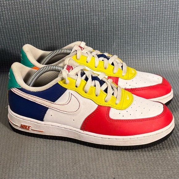 Nike Air Force 1 Low LV8 PS 'Rubik's Cube' Shoes FN6978-657 Big Kid Size 3Y