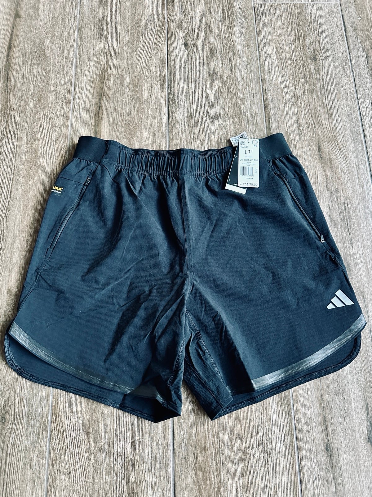 Adidas Designed for Training Cordura Workout Shorts Sz Large 7 HS7503 MRSP 75