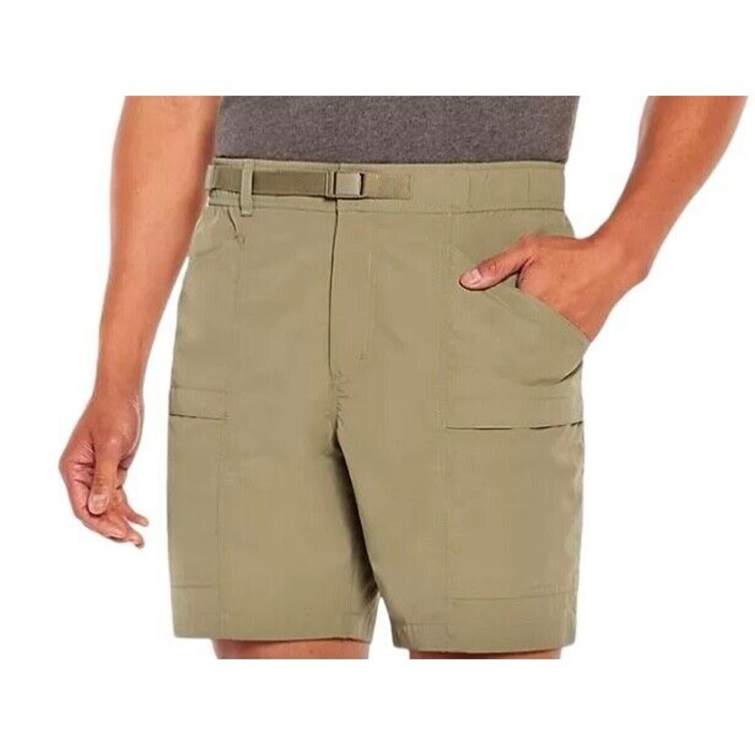 Eddie Bauer Men's Size XXL Aloe Green Ripstop Tech Pull On Short