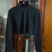 Danielle Guizio Wool Mock Neck Crop Sweater XS