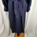 Arrivo 80s Belted Tie Cotton Trench Coat Wool Flannel Lined Womens 12 Ireland