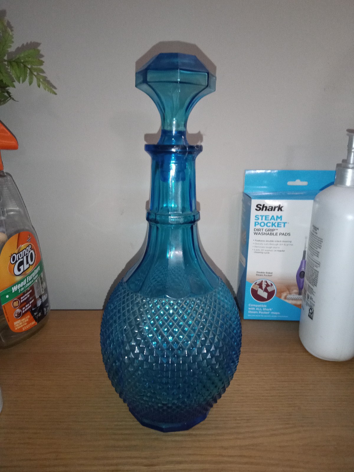 Vintage Empoli Diamond Point Decanter