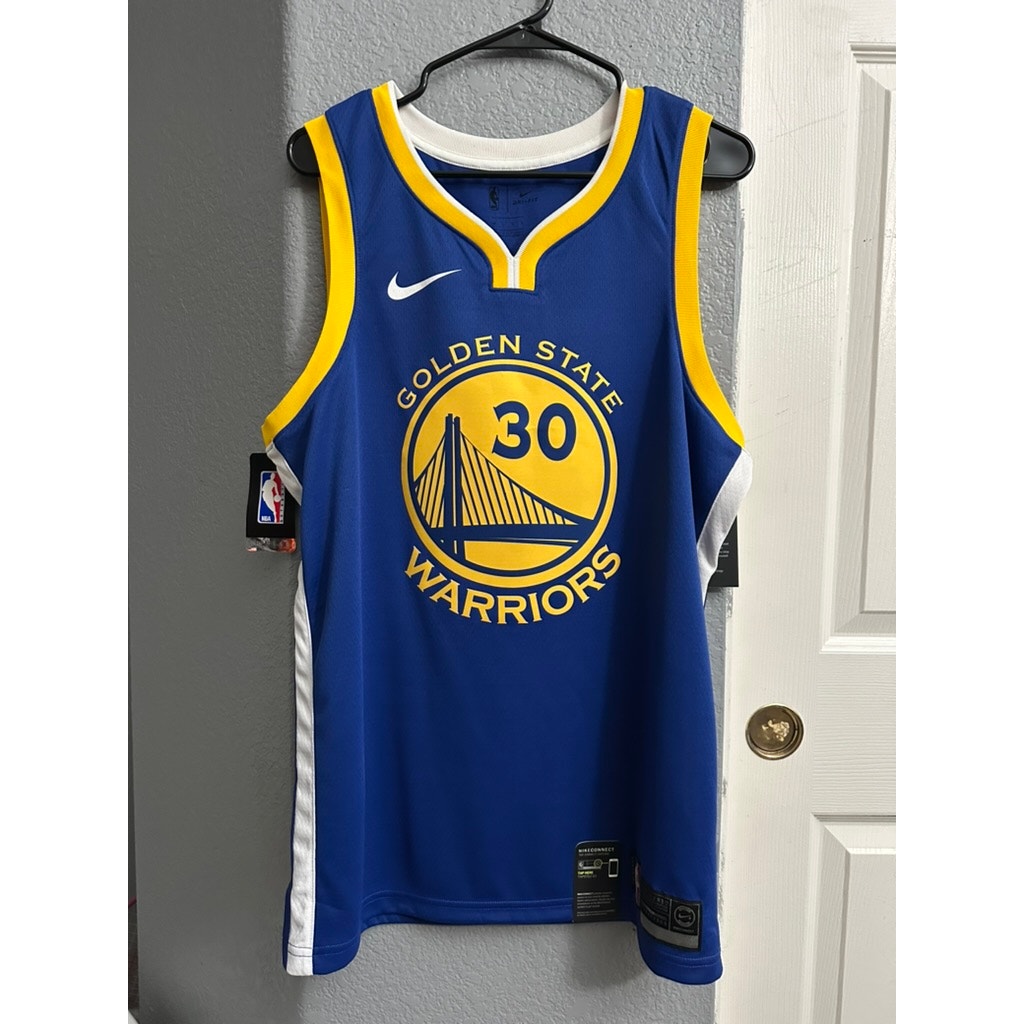 Mens Nike Golden State Warriors Stephen Curry Jersey Sz Large NWT