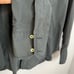 Ari Double Pocket cotton Western Rodeo Style Shirt Raw Hem Black XL
