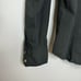 Ari Double Pocket cotton Western Rodeo Style Shirt Raw Hem Black XL