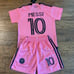 PINK MESSI MIAMI EXTRA LARGE YOUTH SOCCER JERSEY KIT SIZE 30 BOYS SET AGE 12-14