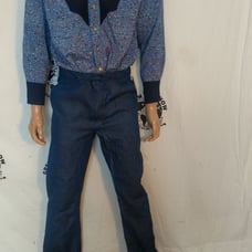 Hermans Hemp drawstring jeans S x 34
