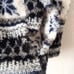 Confidence Jacket Fleece High Neck Nordic Pattern Zip-Up