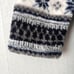 Confidence Jacket Fleece High Neck Nordic Pattern Zip-Up