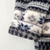 Confidence Jacket Fleece High Neck Nordic Pattern Zip-Up