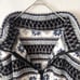 Confidence Jacket Fleece High Neck Nordic Pattern Zip-Up