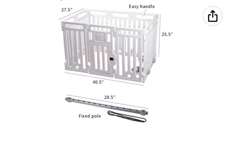 Small Anmial Play pen & gate