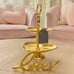 Gold Heart Tier Tray with Gold Love Stand