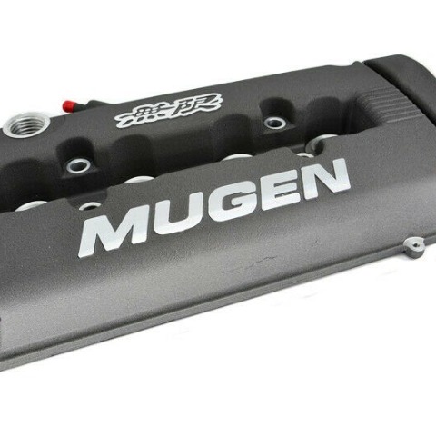 New MUGEN Grey Racing Engine Valve Cover For Honda Civic B16 B17 B18 VTEC B18C