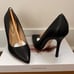 Black Leather Heels