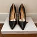 Black Leather Heels