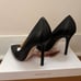 Black Leather Heels