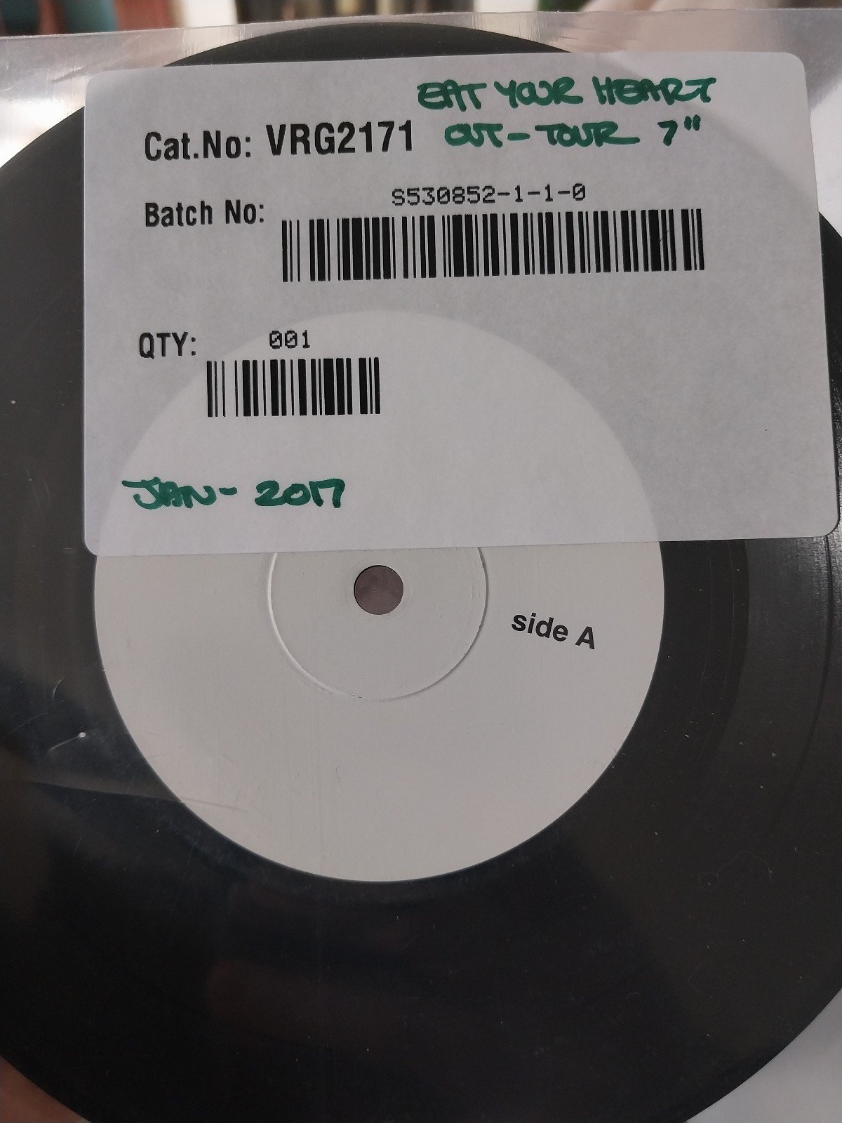Twiztid Be My Bloody Valentine 7 Inch Vinyl Test Pressing ICP Record Rare