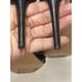 Veronica Beard Avita Black Leather Strappy Slip On Sandals Sz 5.5