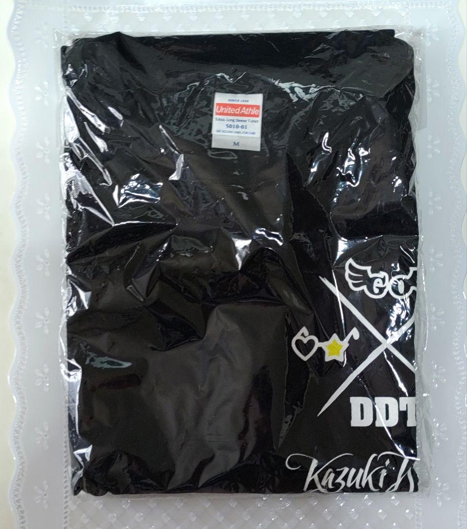DDT Pro Wrestling, Kazuki Hirata, Long Sleeve T-Shirt, Size M, Black