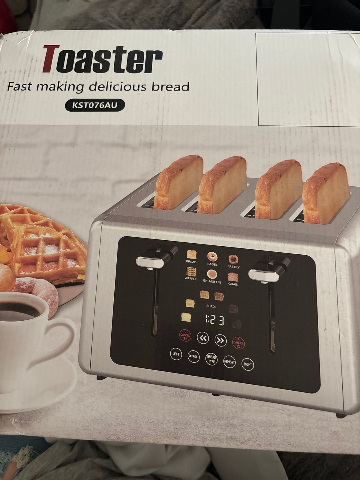 A brand new touchscreen toaster, which costs over 100 bucks