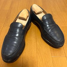 J.M. Weston Signature Loafer #180 Navy