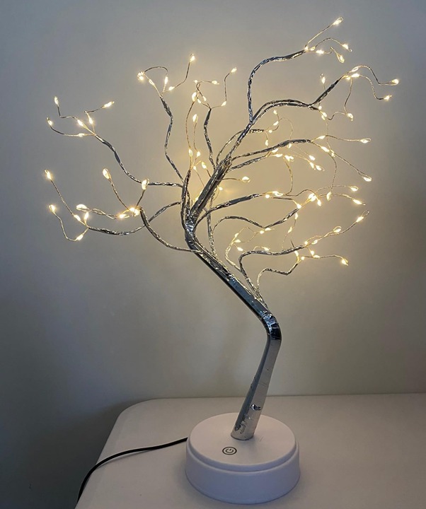 20 Tabletop Bonsai Tree Light, 108 LED Fairy Light Spirit Tree, Battery/USB