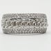 Solid 925 Silver Sparkle Pendant Simulated Diamond L Pendant US925P1161