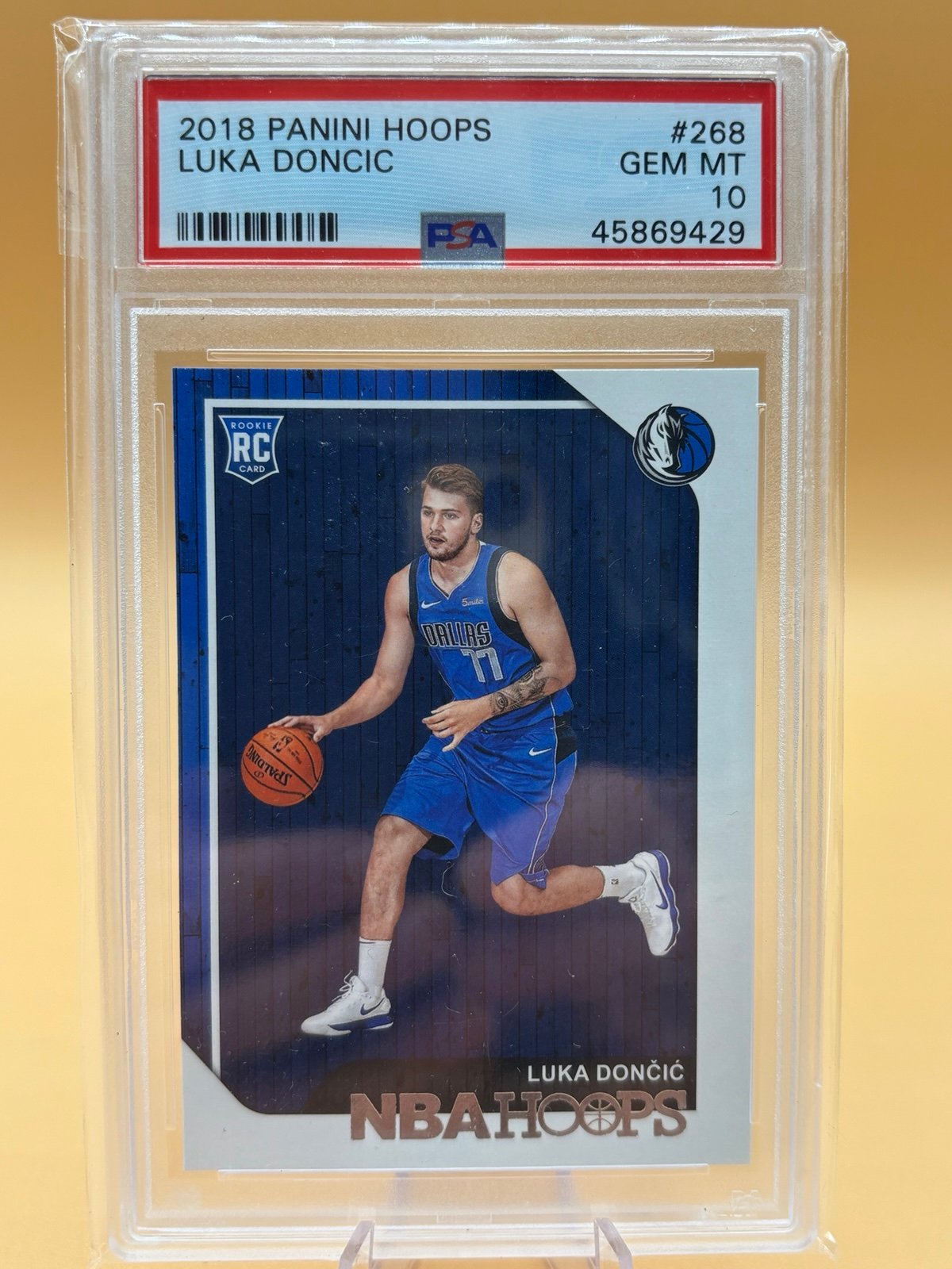 Luka Doncic Rookie Rc PSA 10 Donruss Rated Rookie Dallas